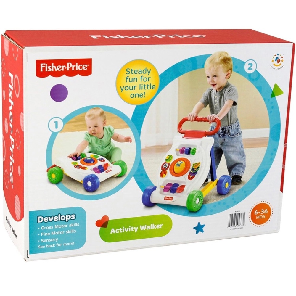 Fisher-Price Colorful Activity Walker for Kids